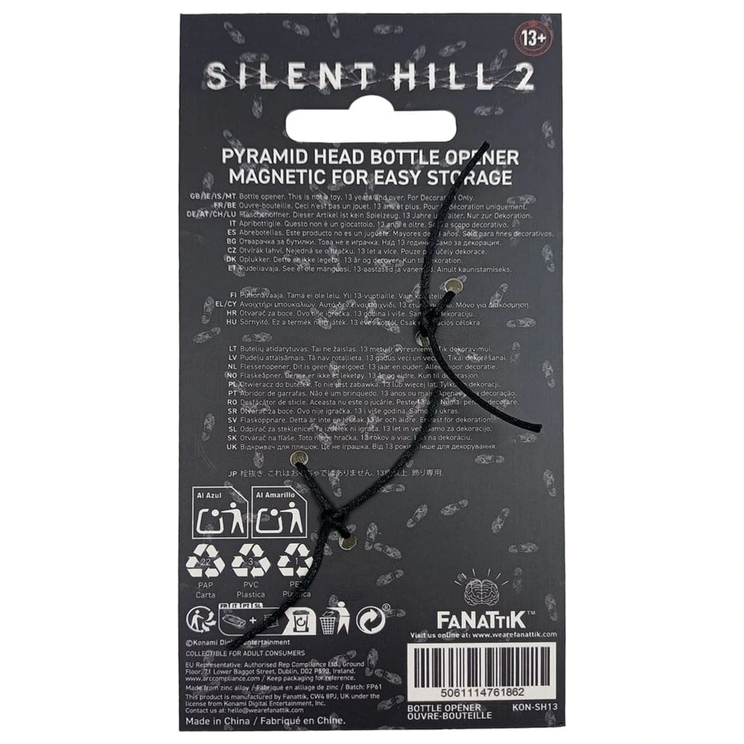 Silent Hill Otvarač za boce Pyramid Head Magnetski 6 x 9 cm fotografija proizvoda
