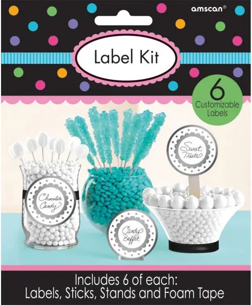 Silver, Silver Label Sticker Set 6 komada fotografija proizvoda