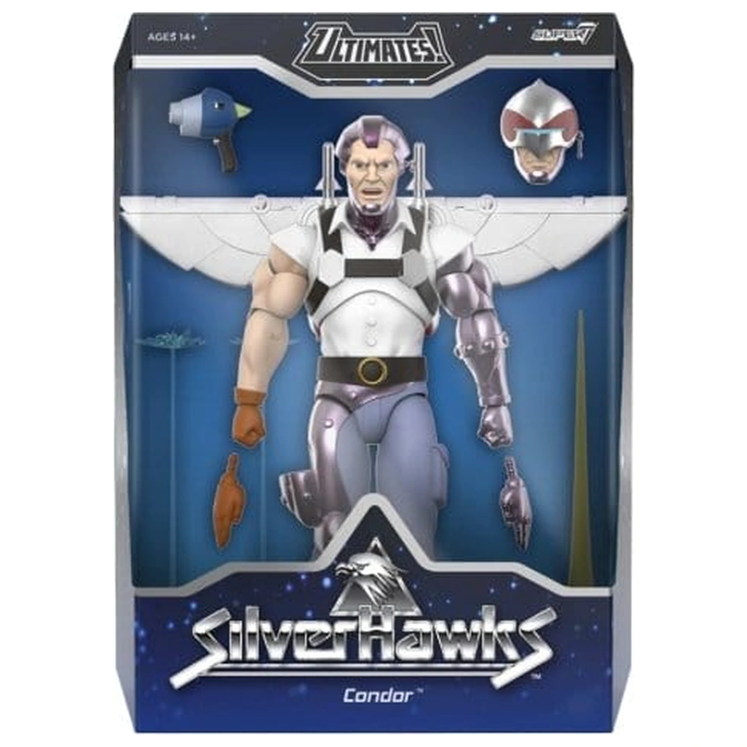 Silverhawks Ultimates Akcijska figura Val 07 Condor (Toon) fotografija proizvoda