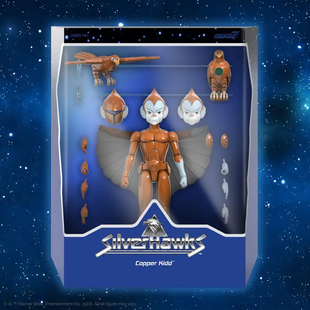 SilverHawks Ultimates akcijska figura Wave 2 Copper Kidd (Cartoon Accurate) 18 cm fotografija proizvoda