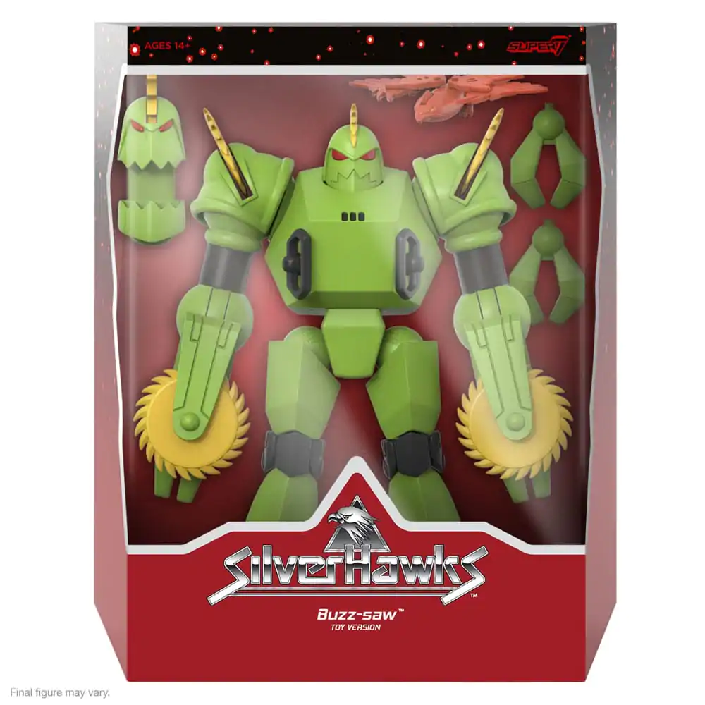 SilverHawks Ultimates akcijska figura Buzz-Saw (verzija igračke) 18 cm fotografija proizvoda