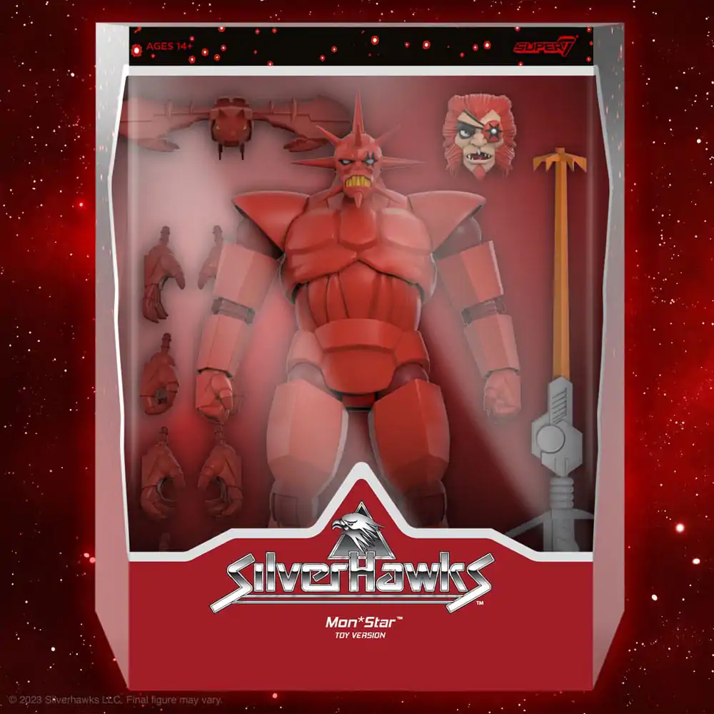 SilverHawks Ultimates akcijska figura Mon*Star (Toy Version) 18 cm fotografija proizvoda