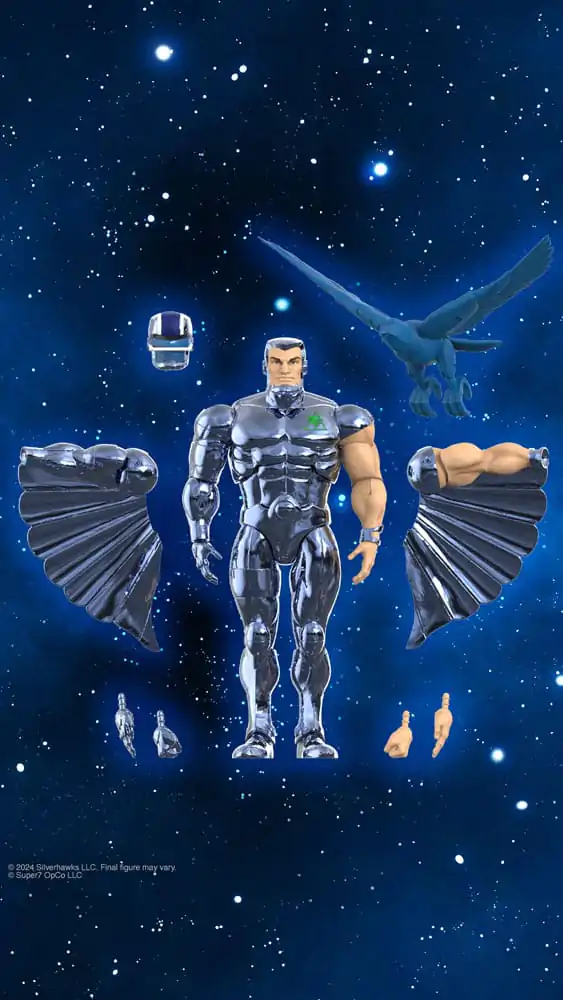 SilverHawks Ultimates akcijska figura Steelwill (Toy Version Vac Metal) 18 cm fotografija proizvoda