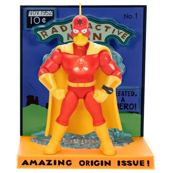 Simpsons Premium Action Figura Radioactive Man 13 cm fotografija proizvoda