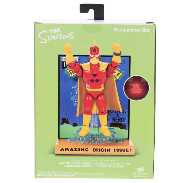 Simpsons Premium Action Figura Radioactive Man 13 cm fotografija proizvoda