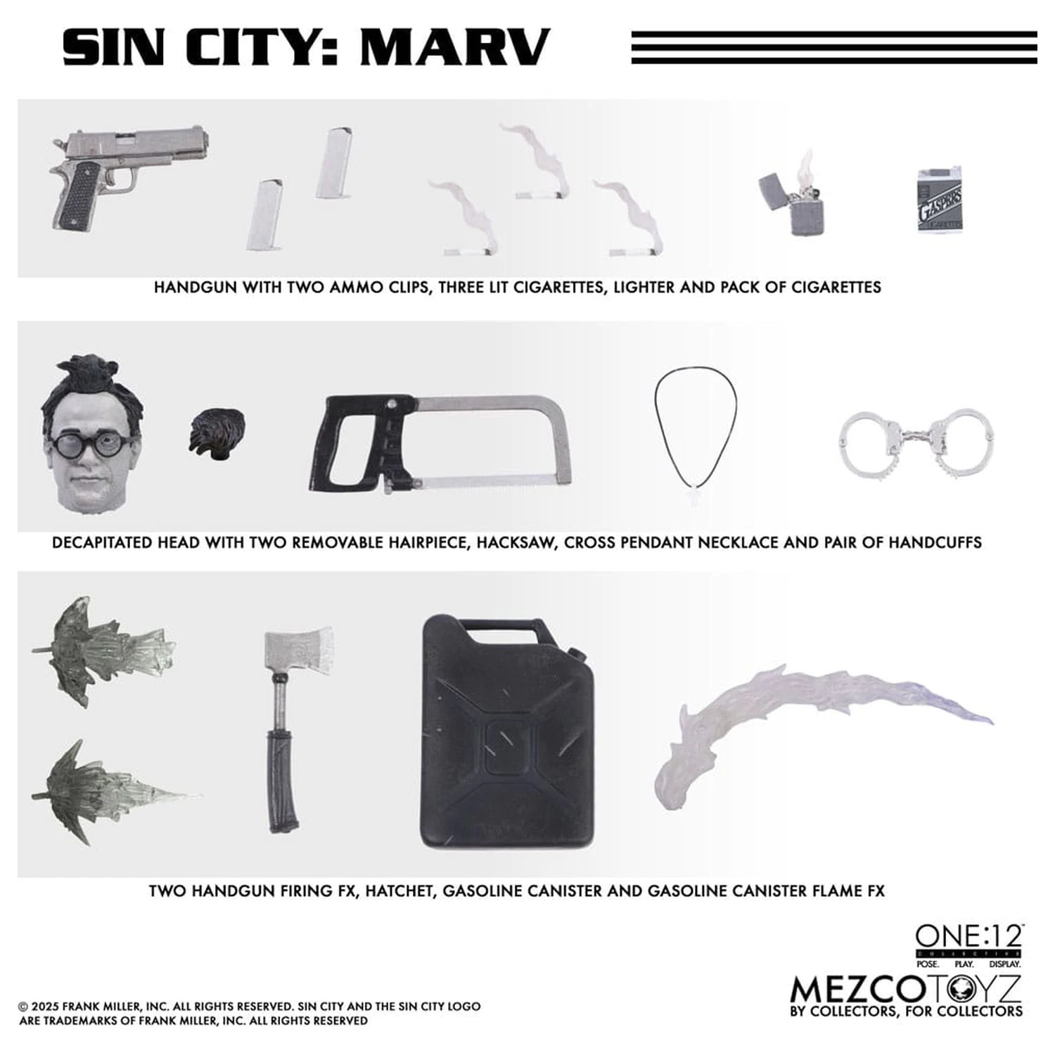 Sin City akcijska figura 1/12 Marv 17 cm fotografija proizvoda