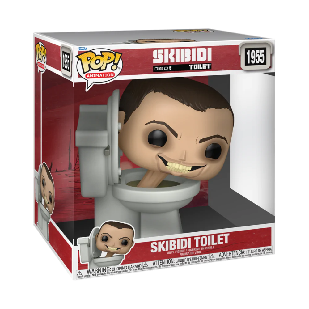 Skibidi WC Super Sized Jumbo Funko POP! Vinilna Figura Skibidi WC 25 cm fotografija proizvoda