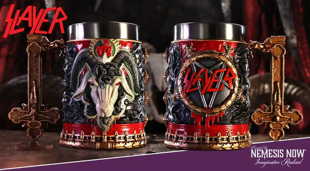 Slayer Tankard Reign In Blood 15 cmSlayer Krigla Reign In Blood 15 cm fotografija proizvoda