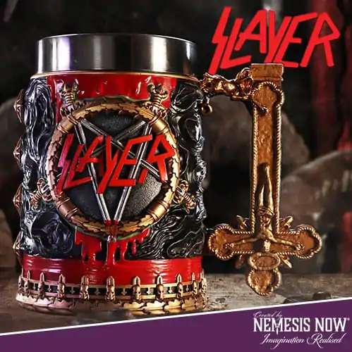 Slayer Tankard Reign In Blood 15 cmSlayer Krigla Reign In Blood 15 cm fotografija proizvoda