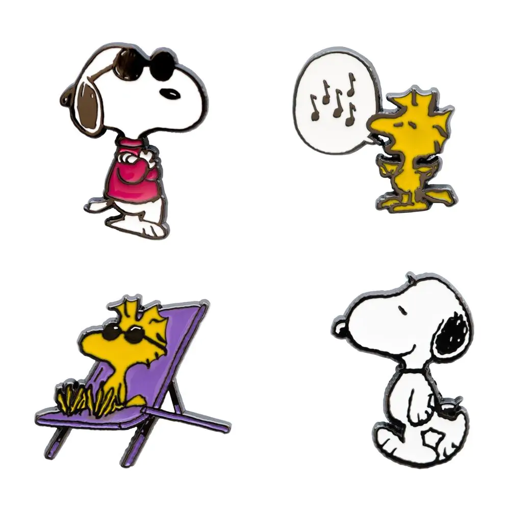 Snoopy set od 4 bedža fotografija proizvoda