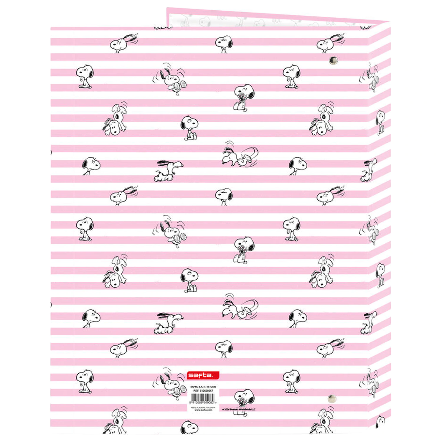 Snoopy A4 kartonska mapa s 4 prstena fotografija proizvoda