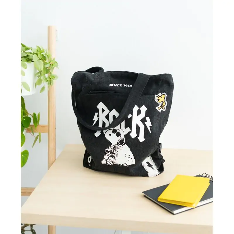 Snoopy premium shopping torba fotografija proizvoda