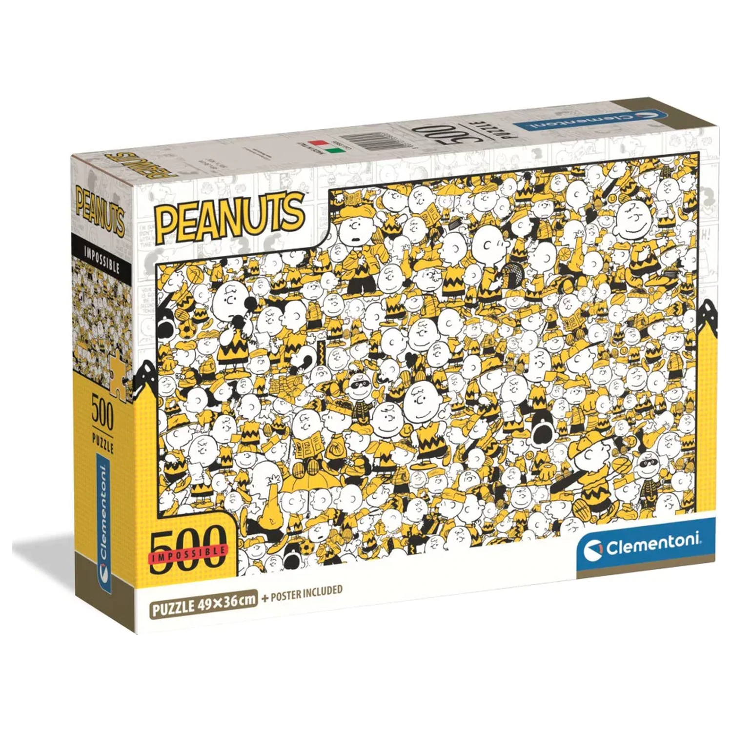 Snoopy Crowd Chaos 500 Komada Kompaktna Puzzle fotografija proizvoda