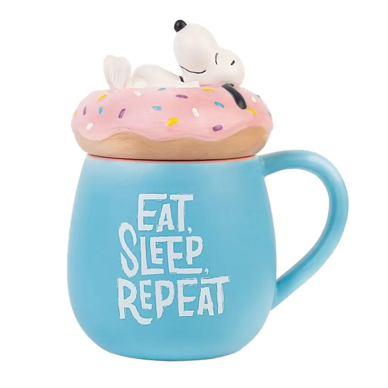 Snoopy Eat Sleep Repeat 3D šalica 500 ml fotografija proizvoda