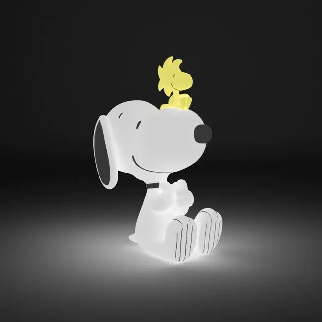 Snoopy lampa fotografija proizvoda