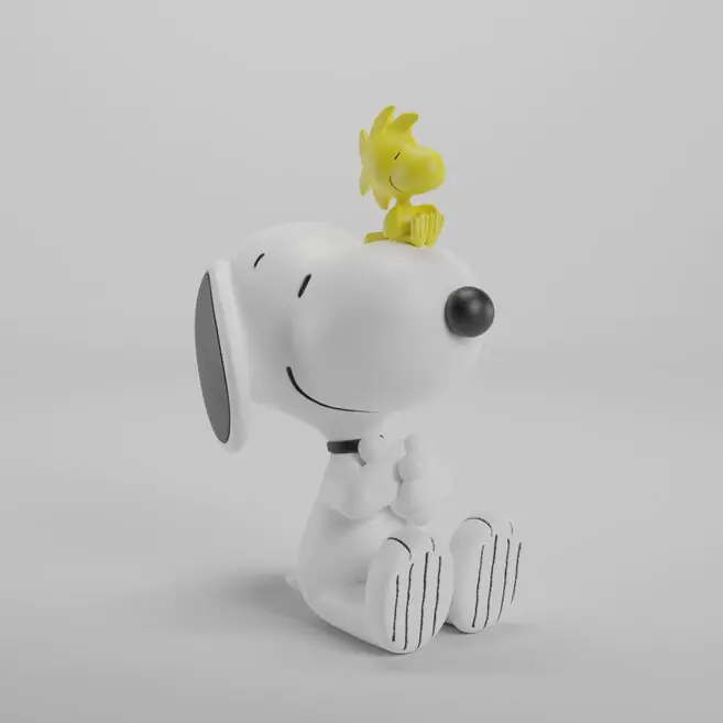 Snoopy lampa fotografija proizvoda