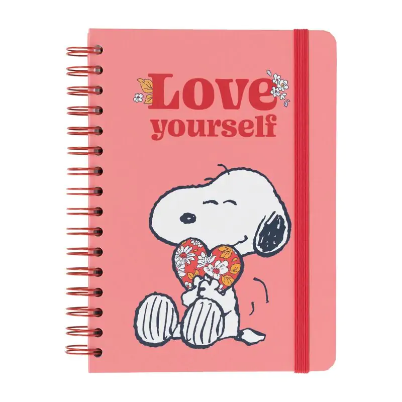 Snoopy Love Yourself A5 bilježnica fotografija proizvoda