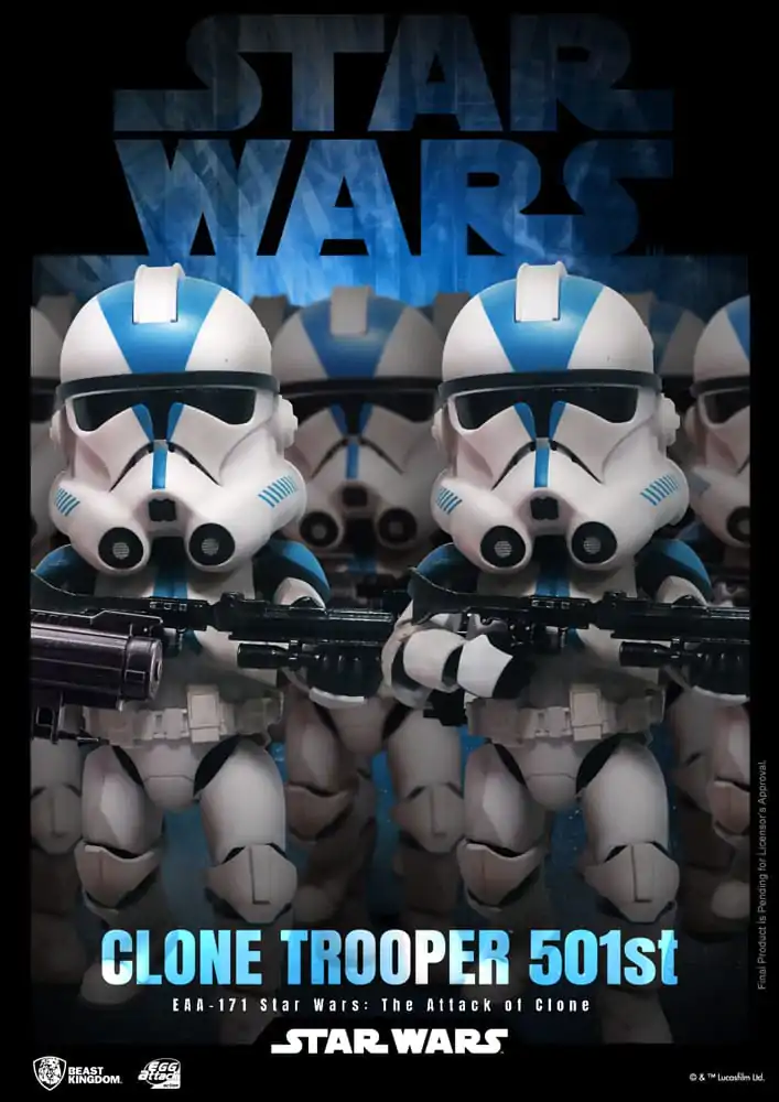 Star Wars Egg Attack Action Figura Clone Trooper 501st 16 cm fotografija proizvoda