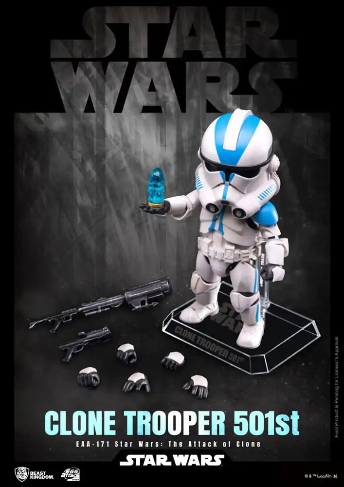Star Wars Egg Attack Action Figura Clone Trooper 501st 16 cm fotografija proizvoda