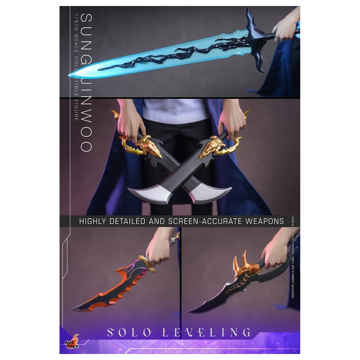 Solo Leveling akcijska figura 1/6 Sung Jinwoo 32 cm fotografija proizvoda