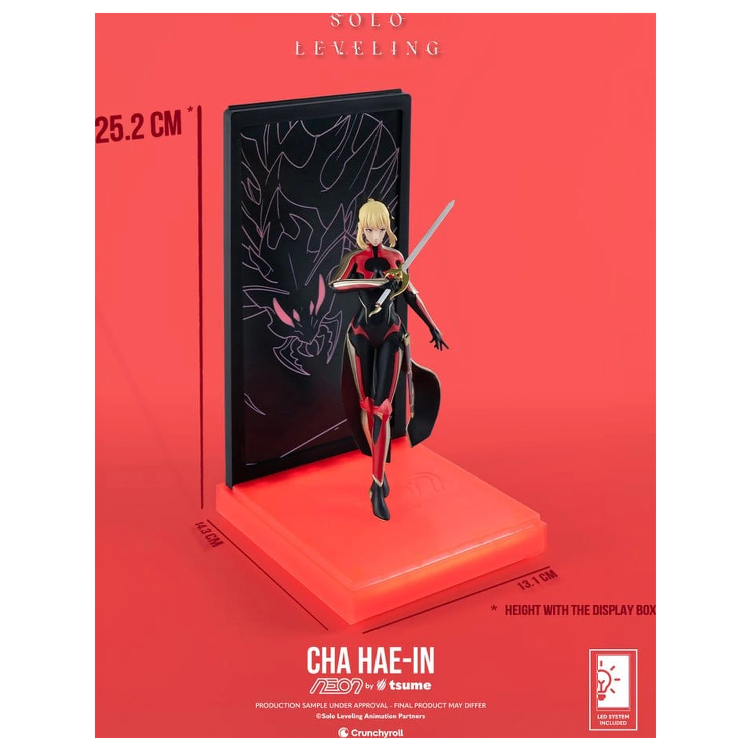 Solo Leveling Neon figura 1/9 Cha Hae-In 20 cm fotografija proizvoda