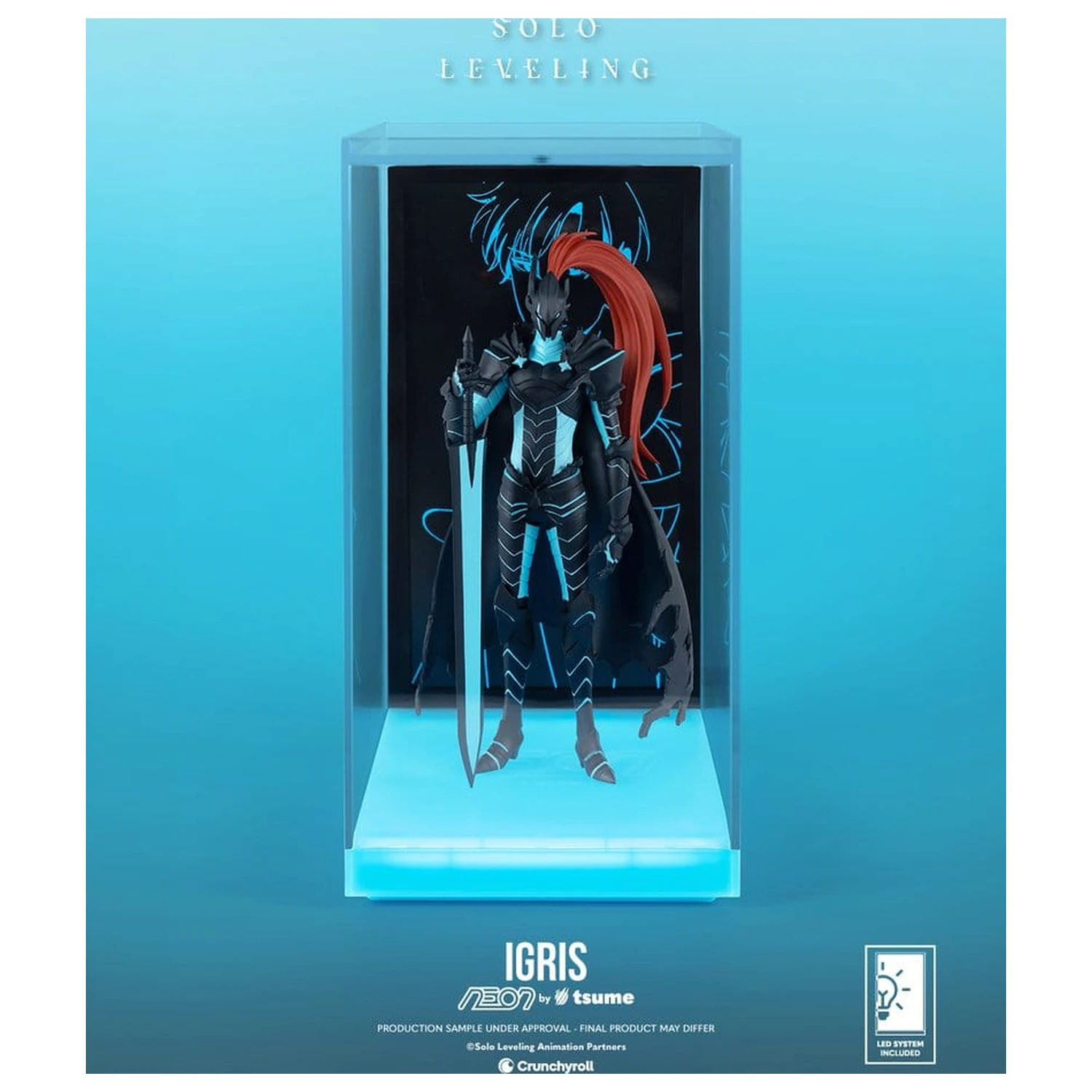 Solo Leveling Neon figura 1/9 Igris 20 cm fotografija proizvoda
