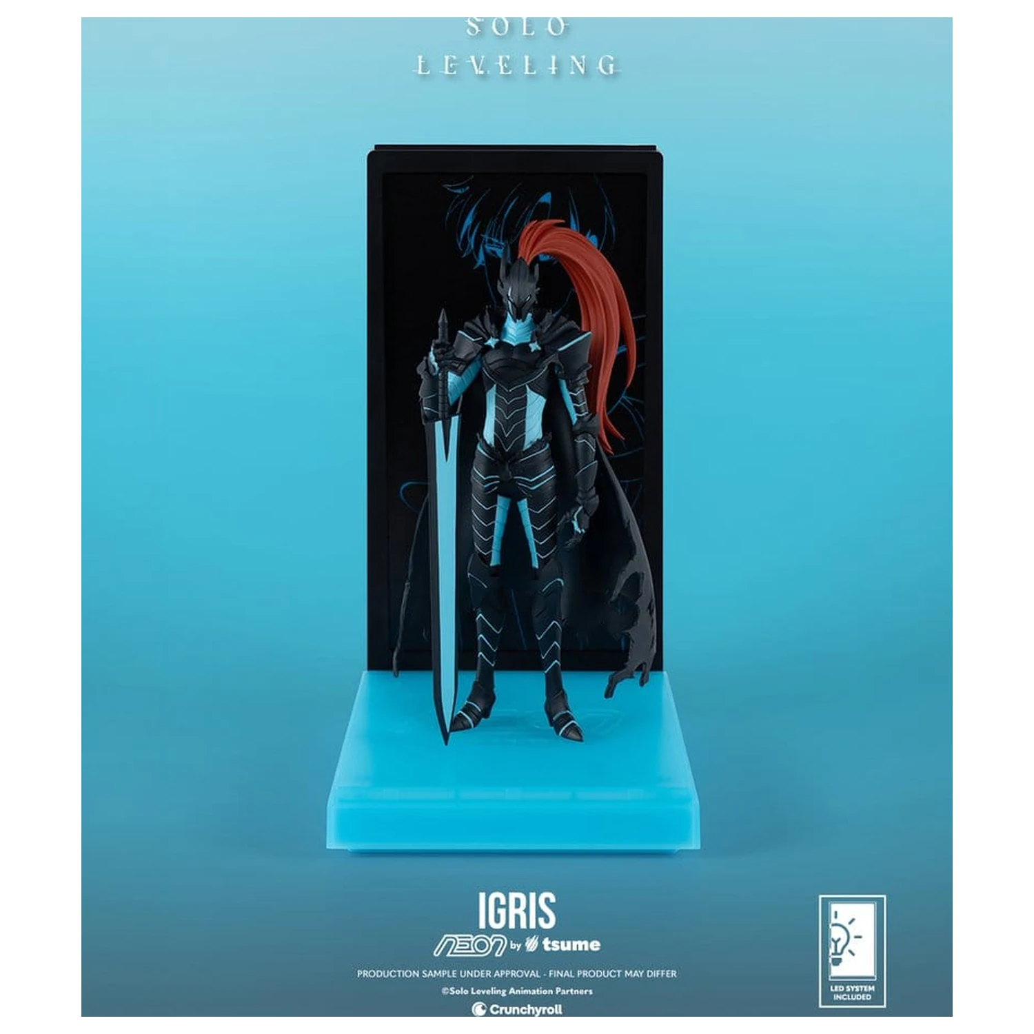 Solo Leveling Neon figura 1/9 Igris 20 cm fotografija proizvoda