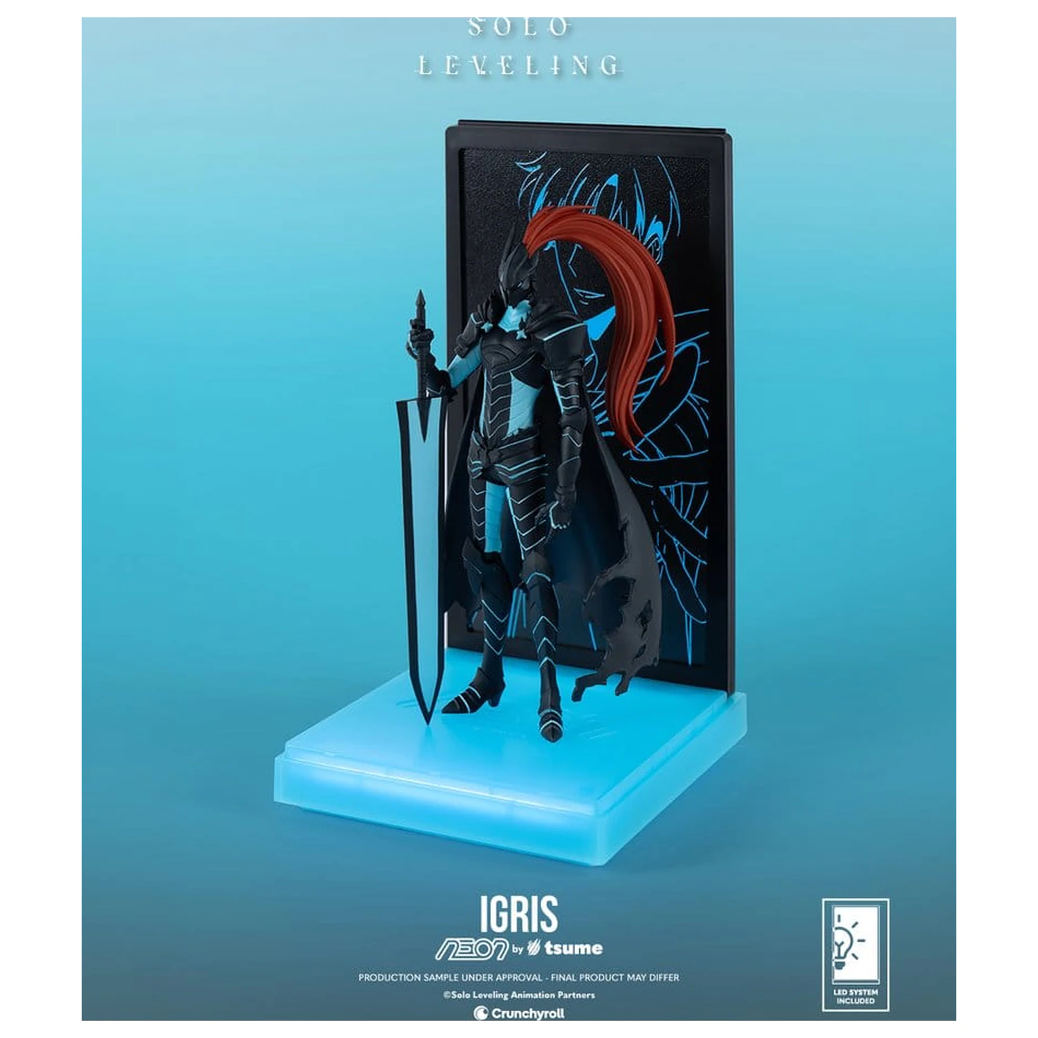 Solo Leveling Neon figura 1/9 Igris 20 cm fotografija proizvoda