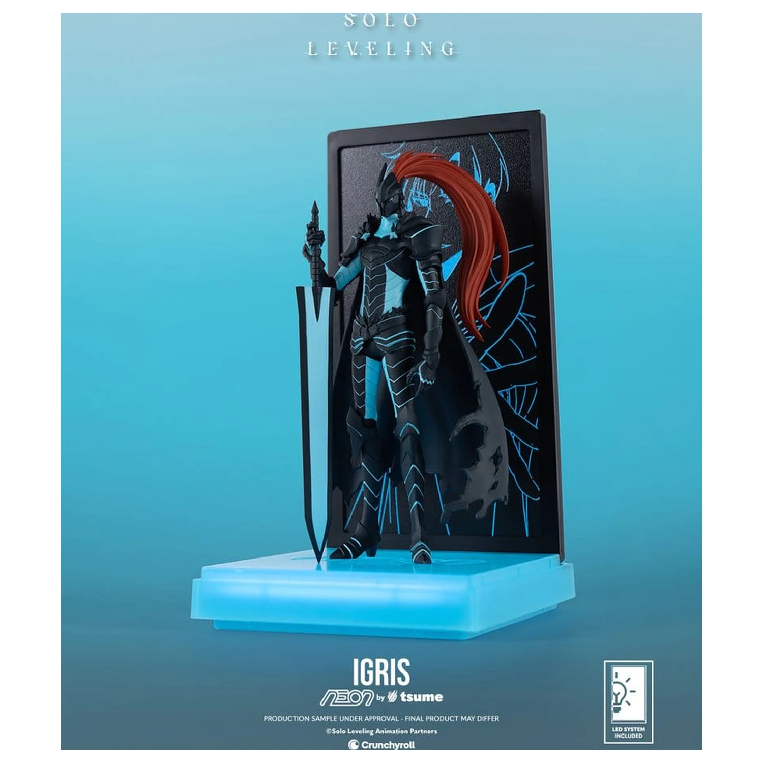 Solo Leveling Neon figura 1/9 Igris 20 cm fotografija proizvoda