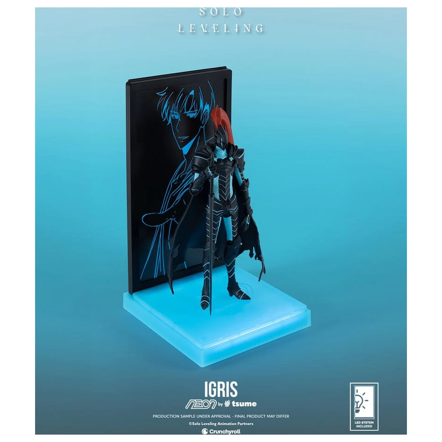 Solo Leveling Neon figura 1/9 Igris 20 cm fotografija proizvoda