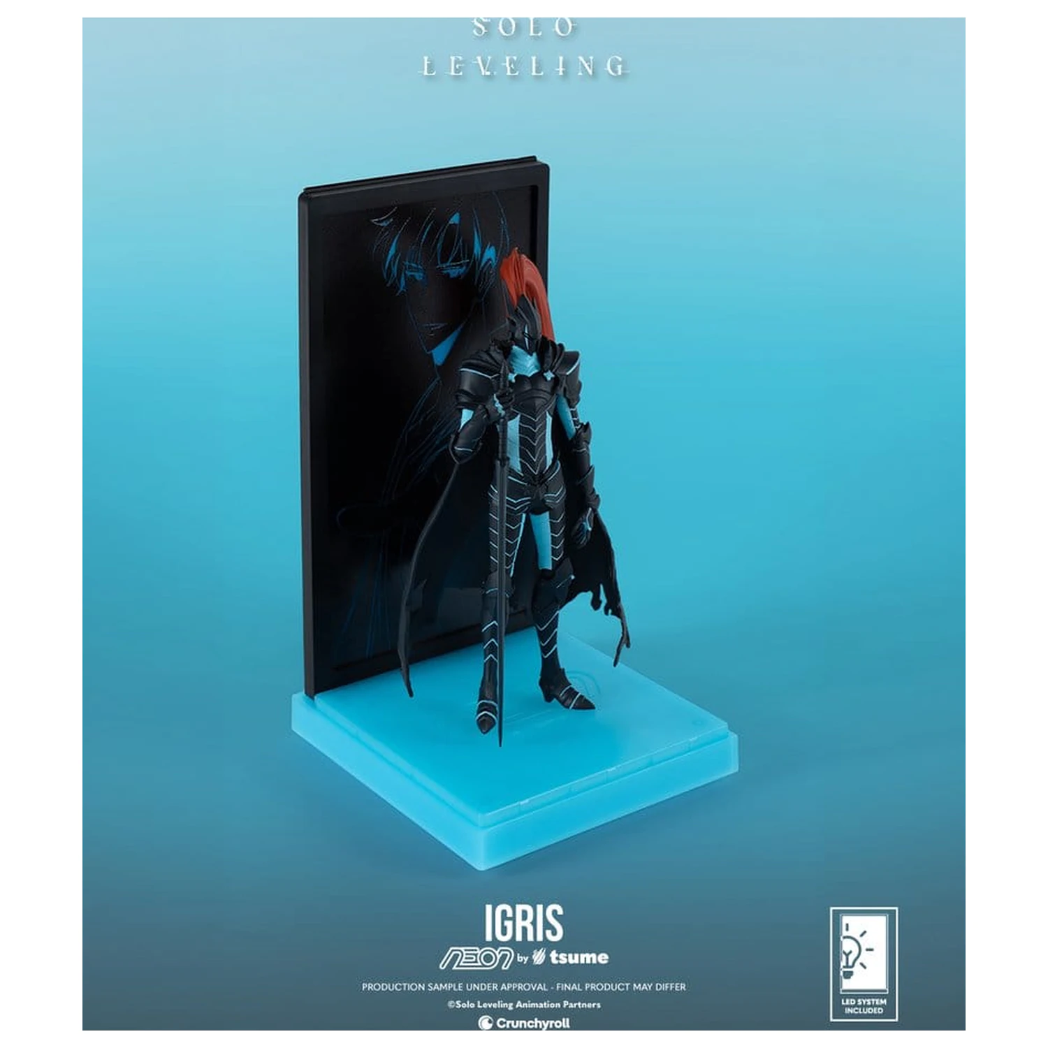 Solo Leveling Neon figura 1/9 Igris 20 cm fotografija proizvoda