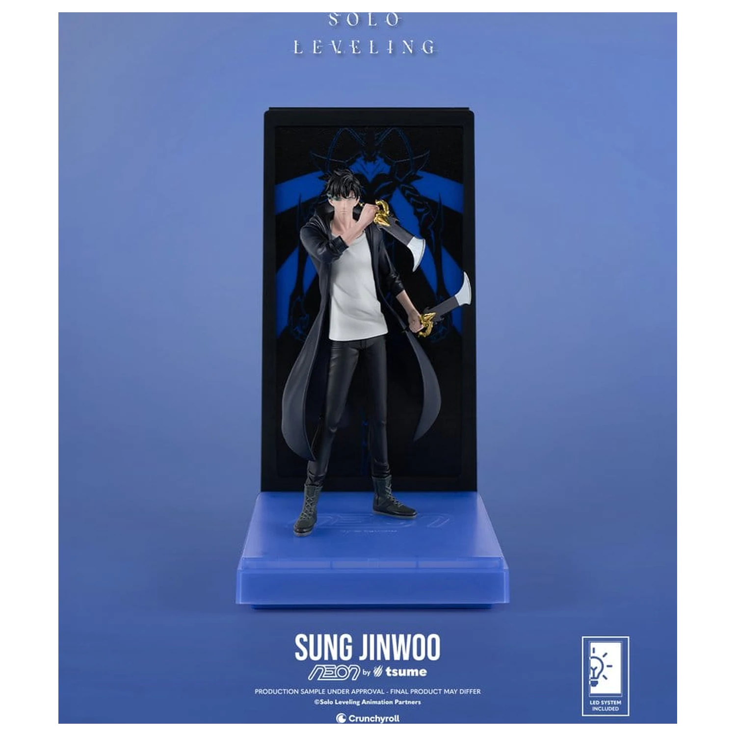 Solo Leveling Neon Figura 1/9 Sung Jinwoo 20 cm fotografija proizvoda