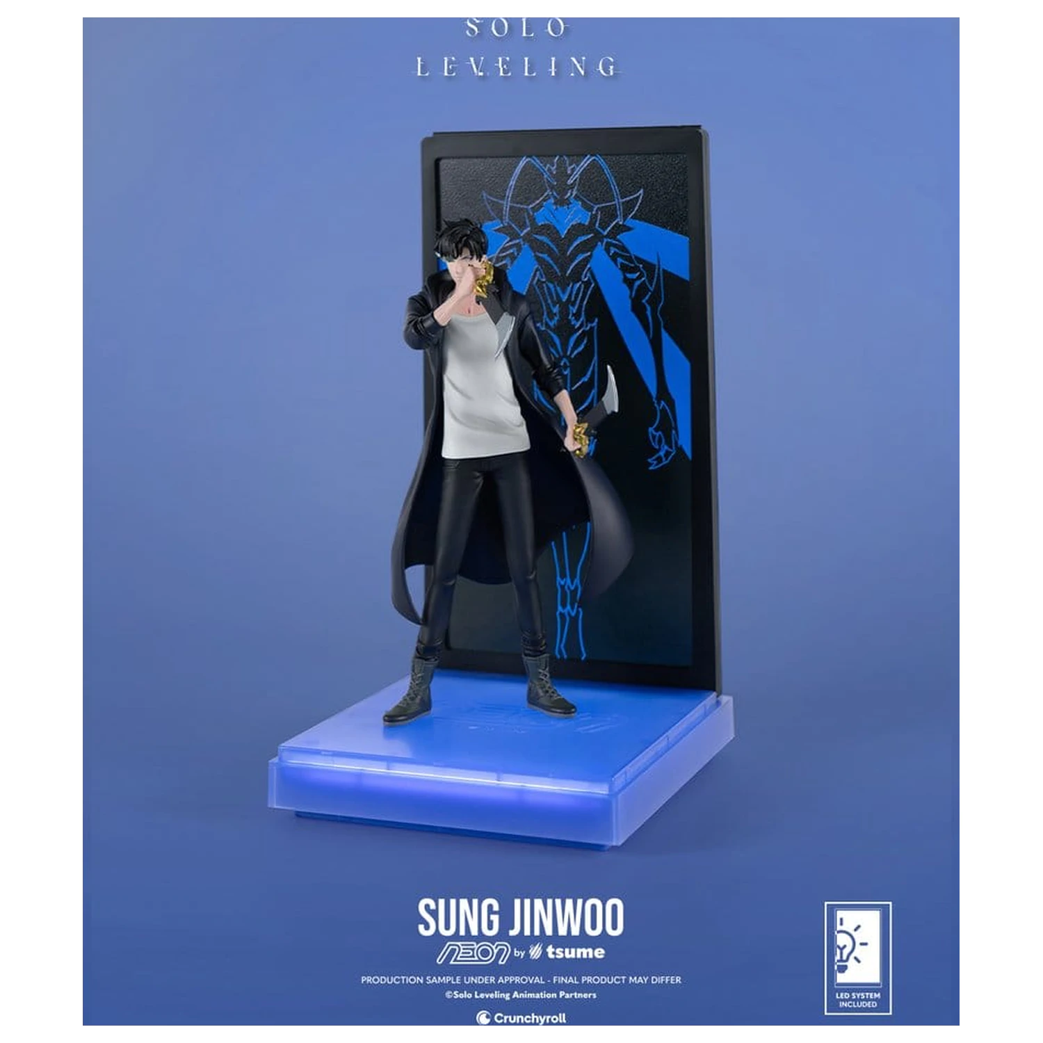 Solo Leveling Neon Figura 1/9 Sung Jinwoo 20 cm fotografija proizvoda