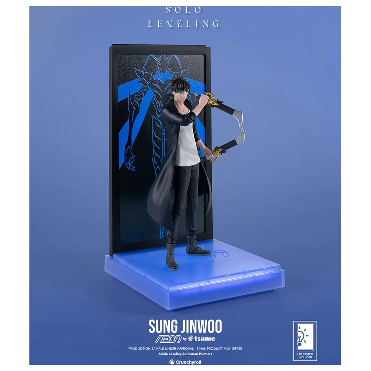Solo Leveling Neon Figura 1/9 Sung Jinwoo 20 cm fotografija proizvoda