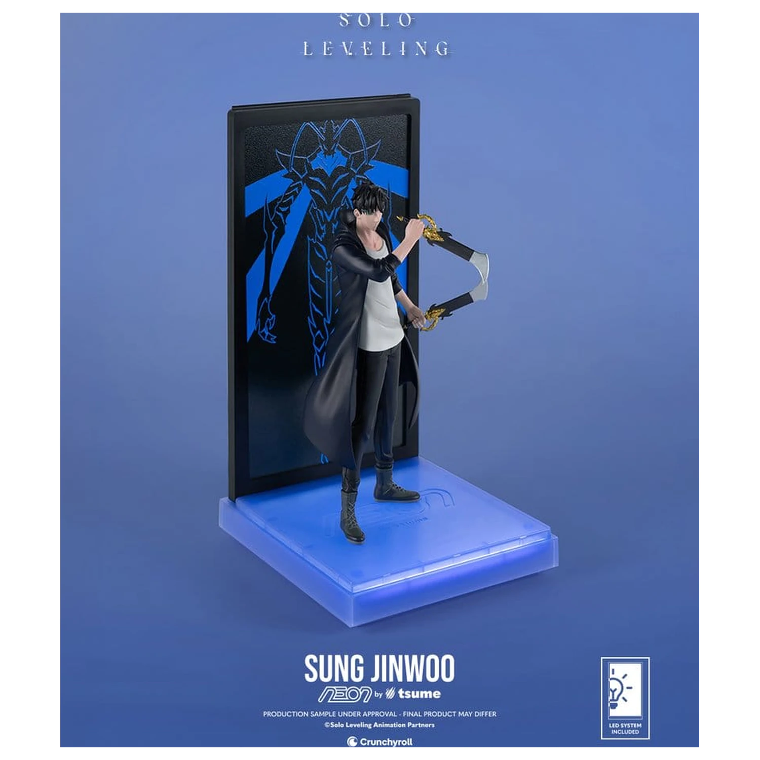 Solo Leveling Neon Figura 1/9 Sung Jinwoo 20 cm fotografija proizvoda
