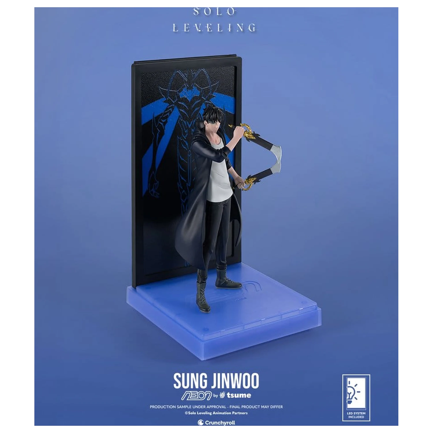 Solo Leveling Neon Figura 1/9 Sung Jinwoo 20 cm fotografija proizvoda