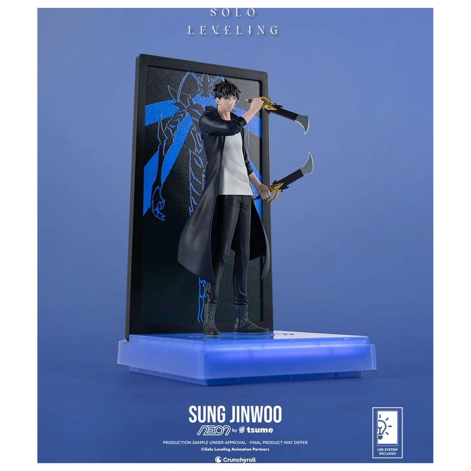 Solo Leveling Neon Figura 1/9 Sung Jinwoo 20 cm fotografija proizvoda