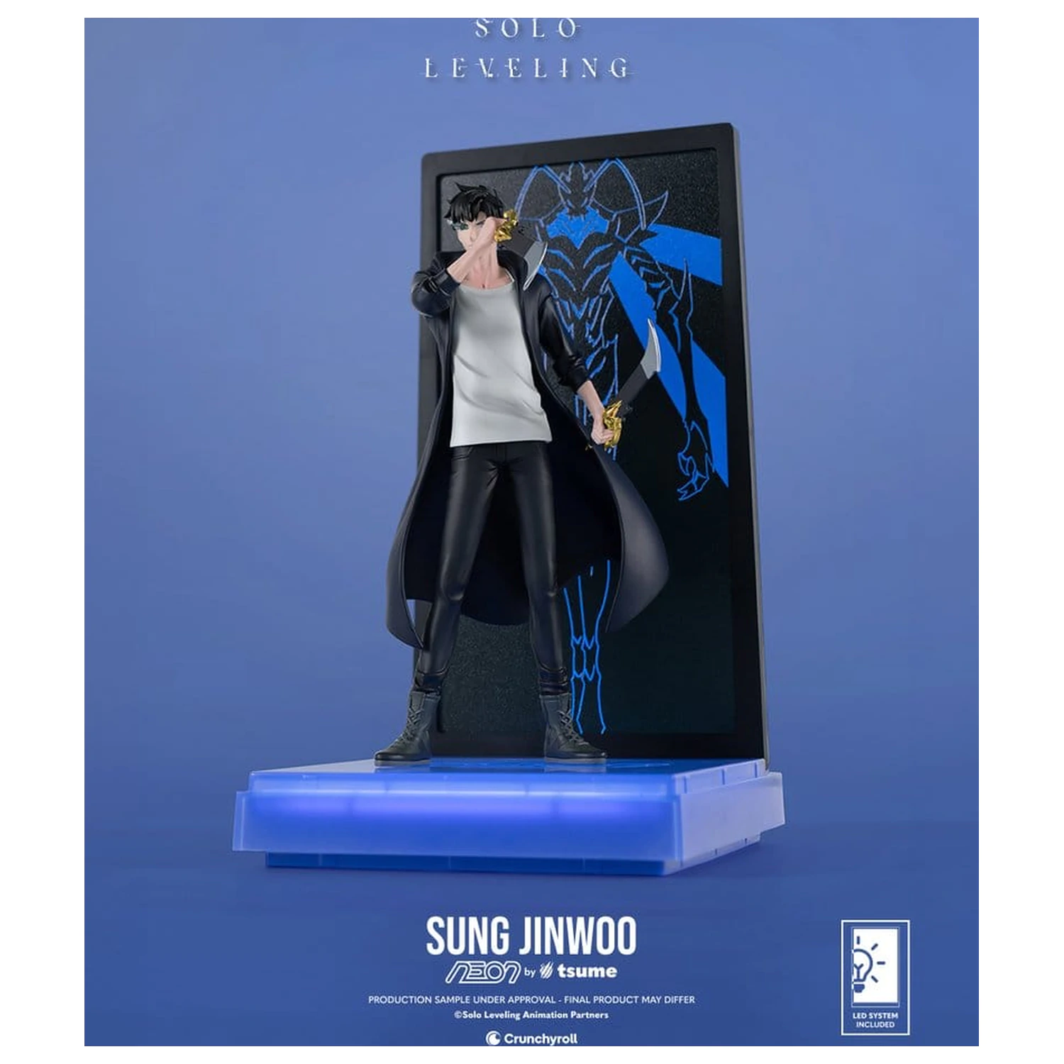 Solo Leveling Neon Figura 1/9 Sung Jinwoo 20 cm fotografija proizvoda