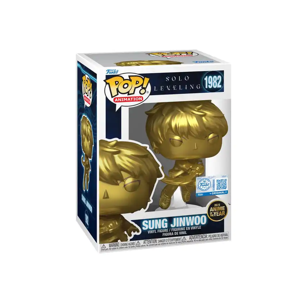 Solo Leveling Pop! Animation Vinyl figura Sung Jinwoo (Gold) Ekskluzivno Izdanje 10 cm fotografija proizvoda