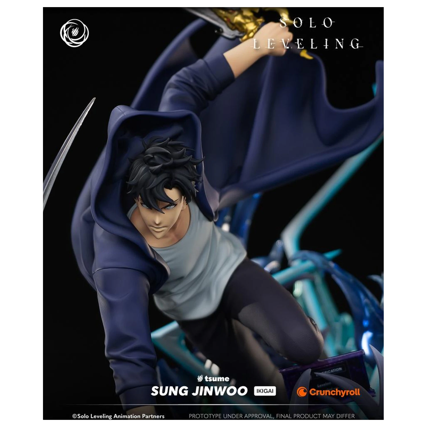 Kip Solo Leveling Sung Jinwoo Ikigai 1/6 Tsume 44 cm fotografija proizvoda