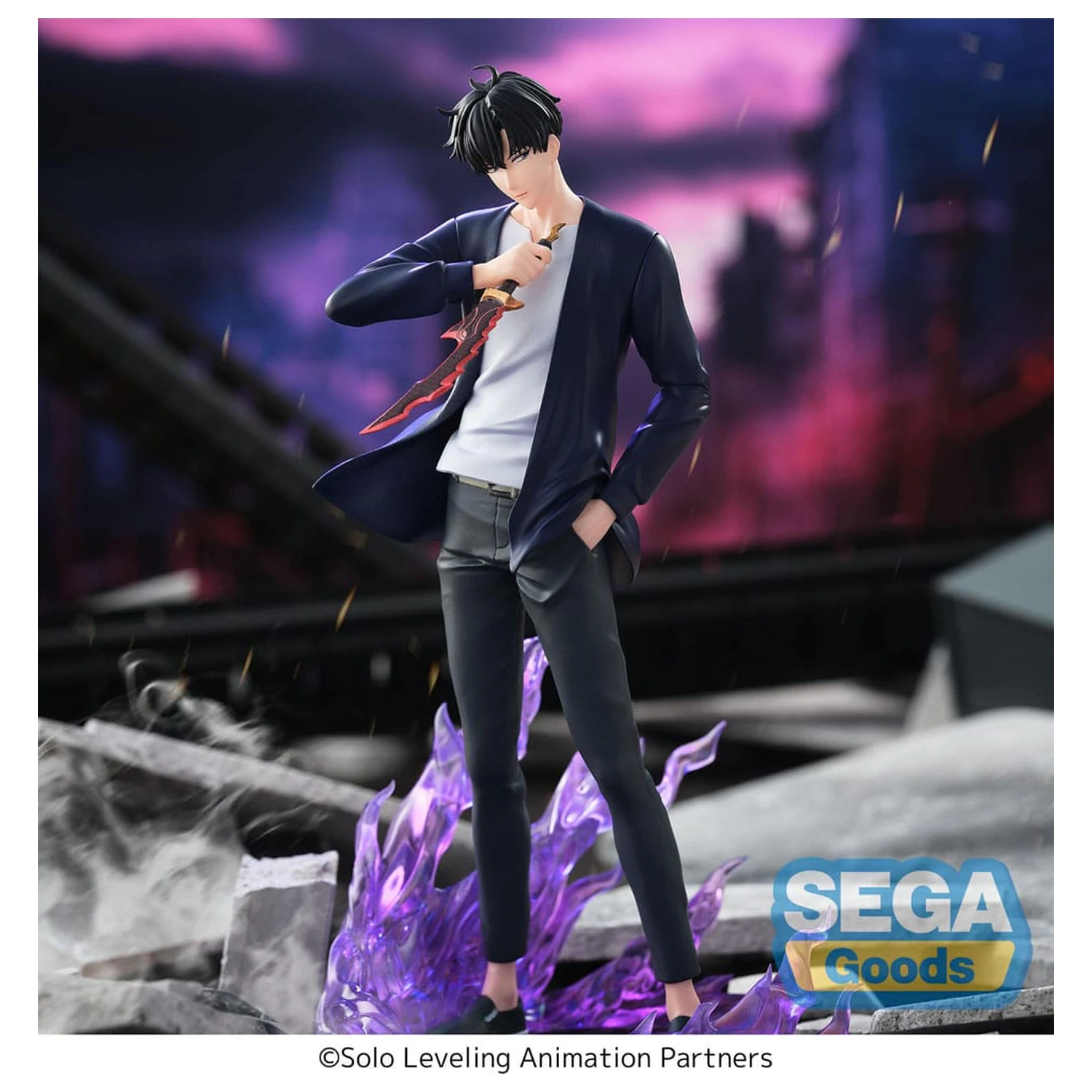 Solo Leveling XrossLink PVC statua Sung Jinwoo 18 cm fotografija proizvoda