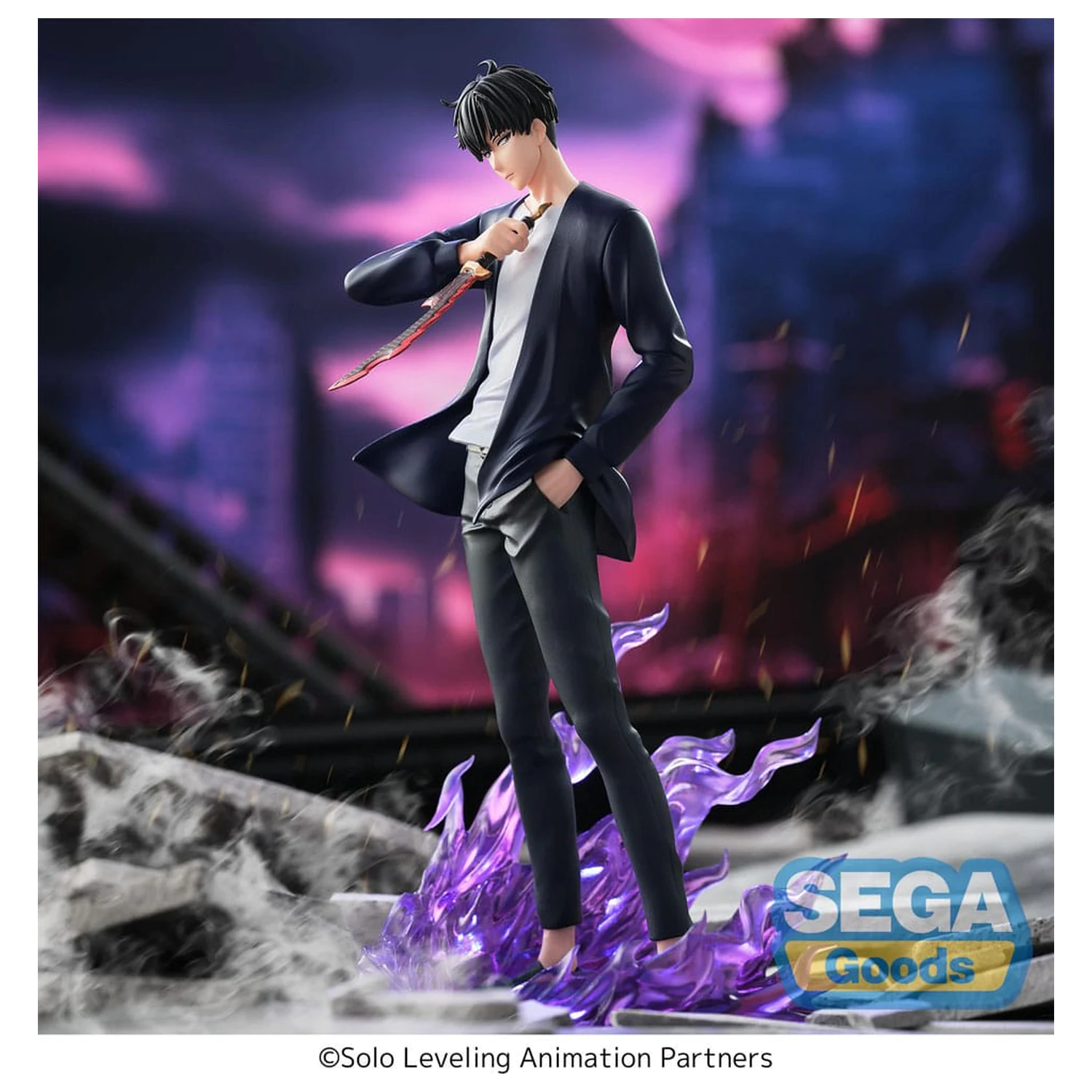 Solo Leveling XrossLink PVC statua Sung Jinwoo 18 cm fotografija proizvoda