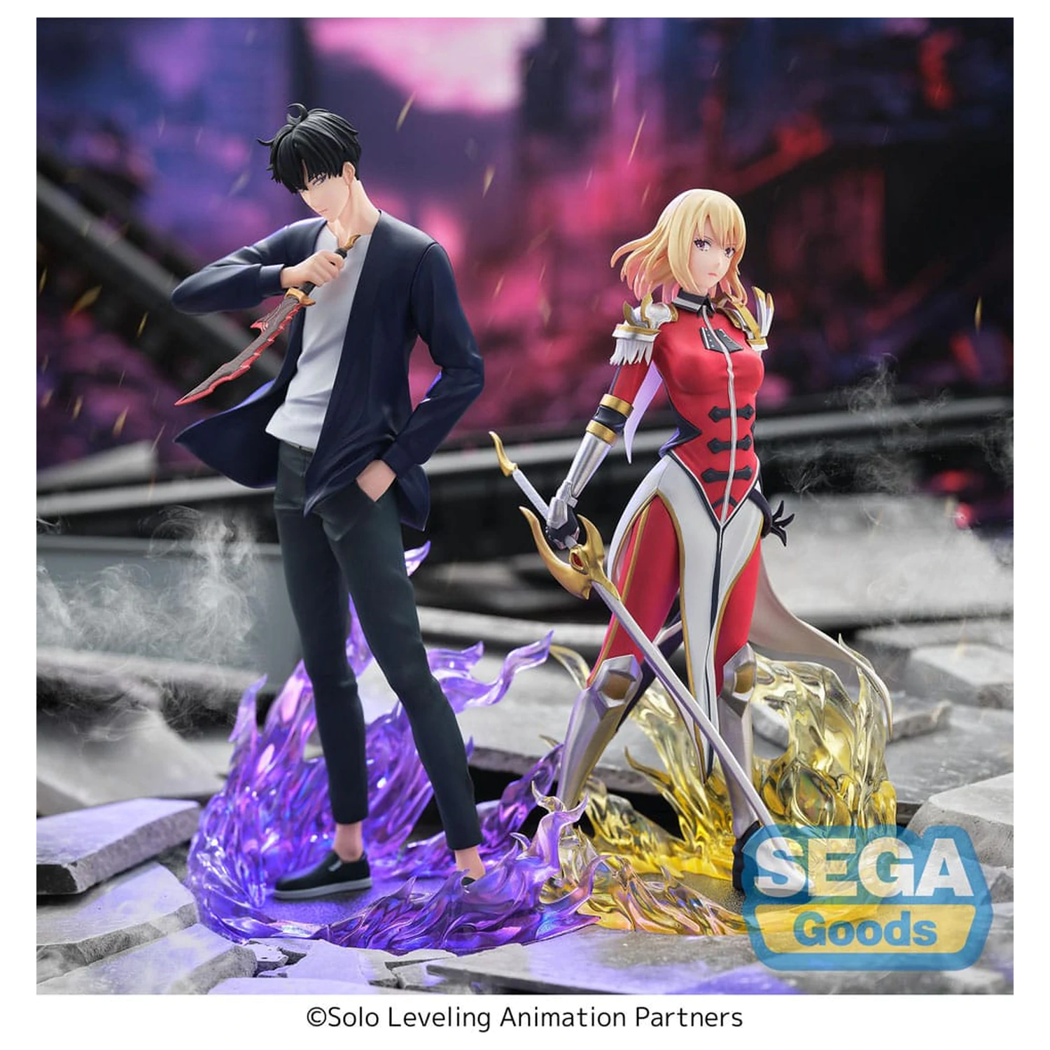 Solo Leveling XrossLink PVC statua Sung Jinwoo 18 cm fotografija proizvoda