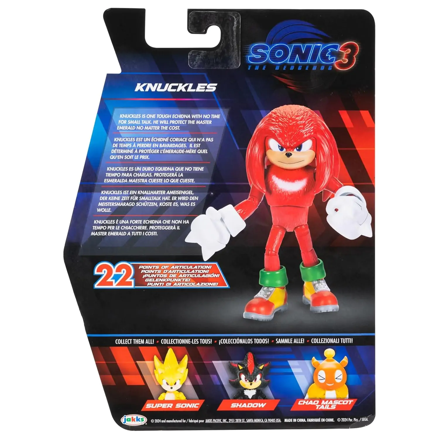 Sonic 3 figura - Knuckles fotografija proizvoda