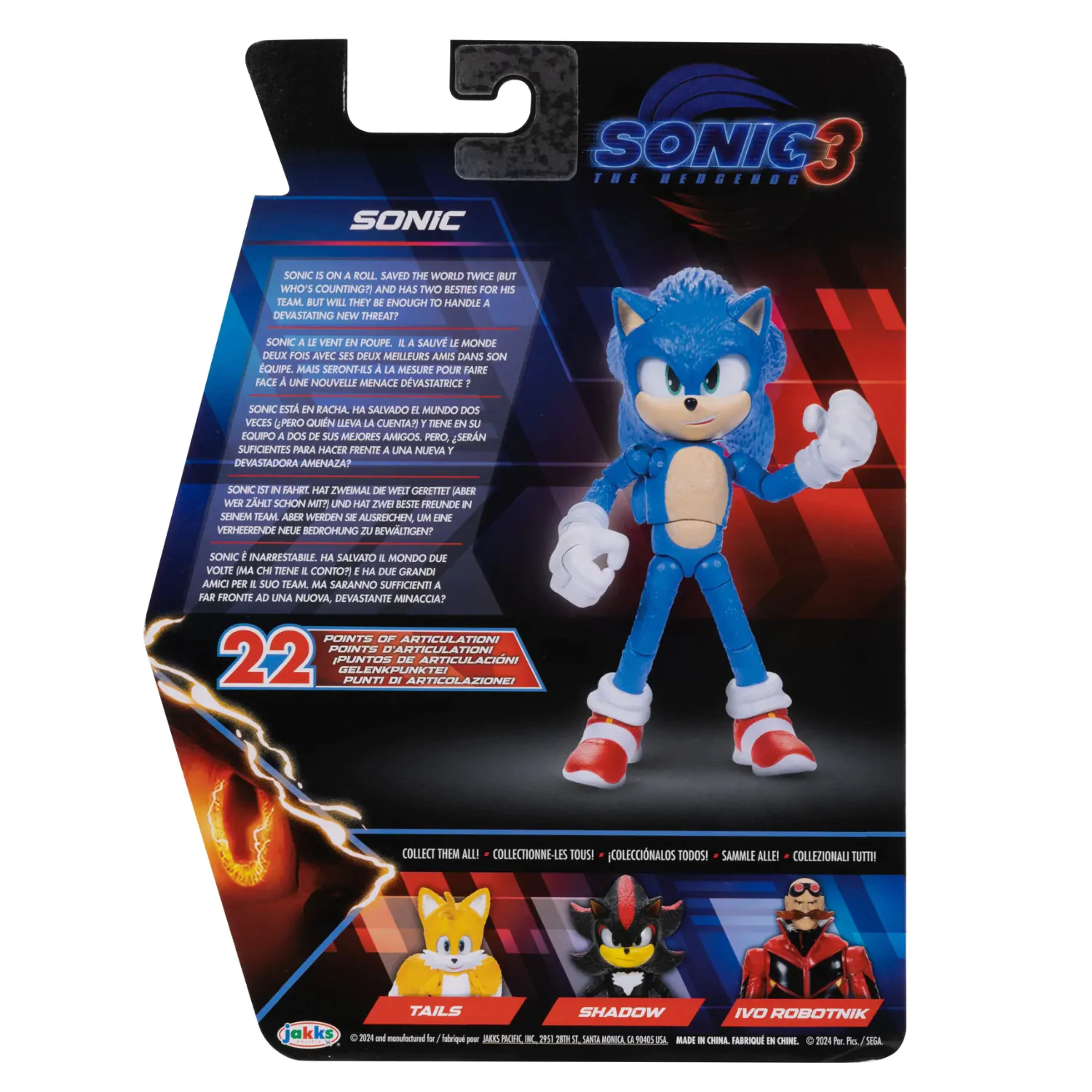 Sonic 3 figura - Sonic fotografija proizvoda