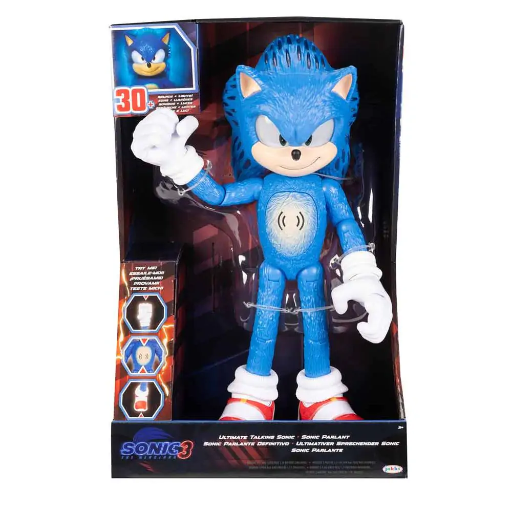 Sonic 3 The Movie interaktivna Sonic figura 35 cm fotografija proizvoda
