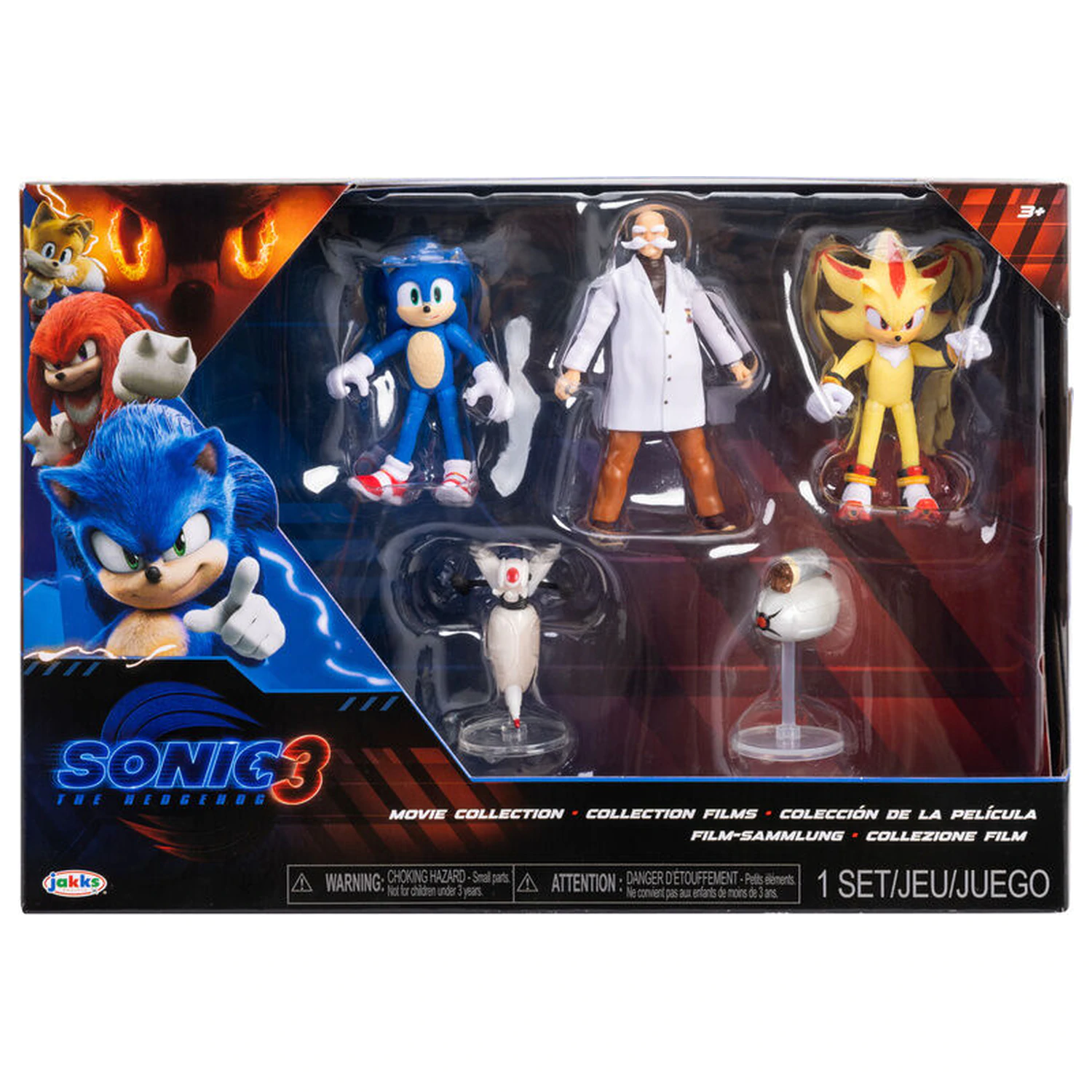 Sonic 3 val 3 paket 5 figura 6 cm fotografija proizvoda