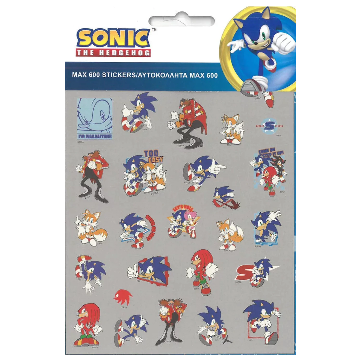 Sonic Fast set od 600 naljepnica fotografija proizvoda