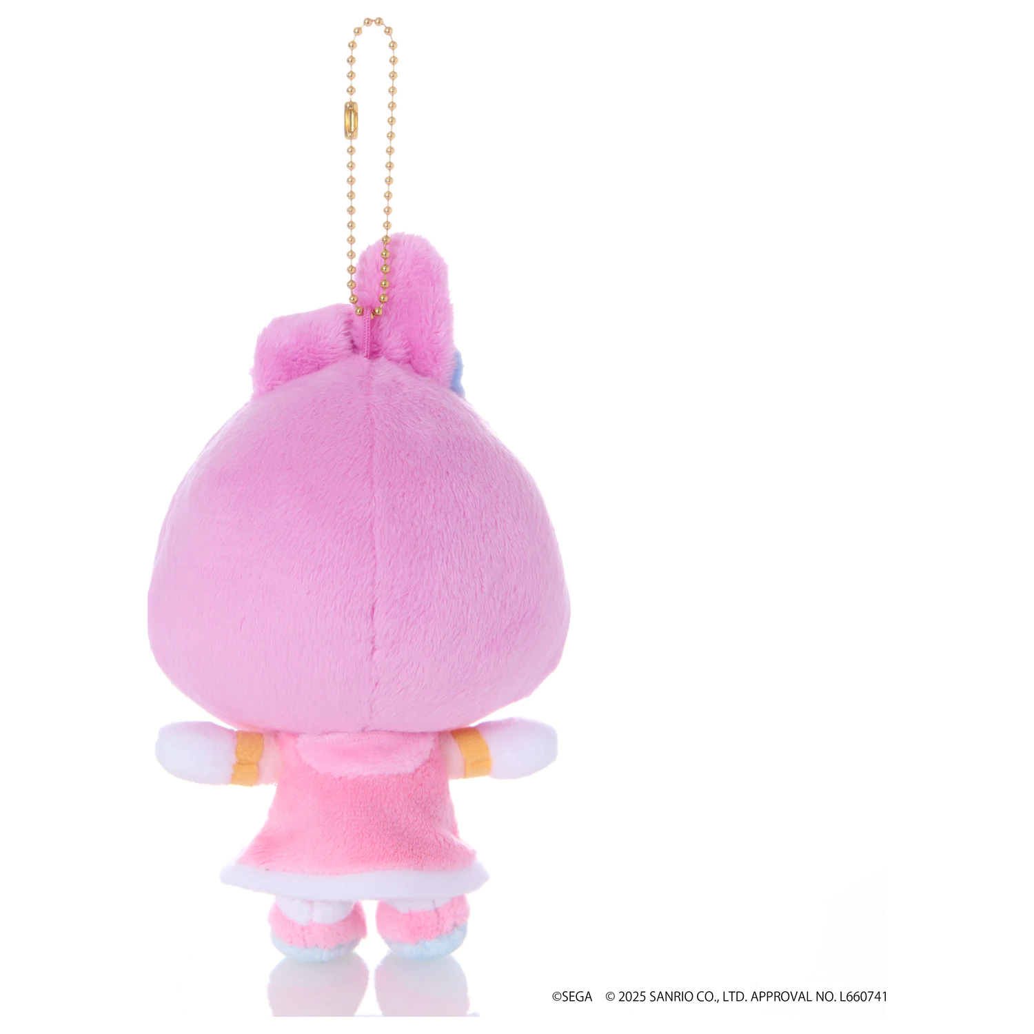 SONIC & FRIENDS x SANRIO Amy x My Melody maskota plišana igračka 8cm fotografija proizvoda