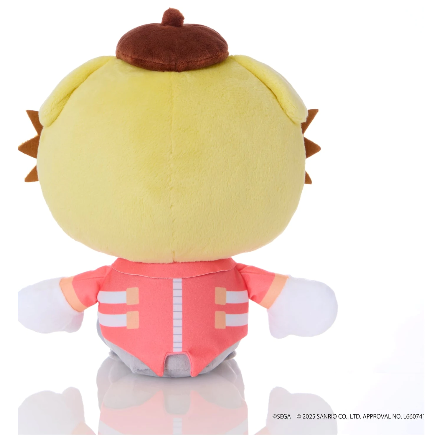 Sonic & Friends X Sanrio Dr. Eggman X Pompompurin plišana igračka 24cm fotografija proizvoda